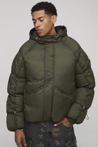 Green Puffer Jackets | boohoo US