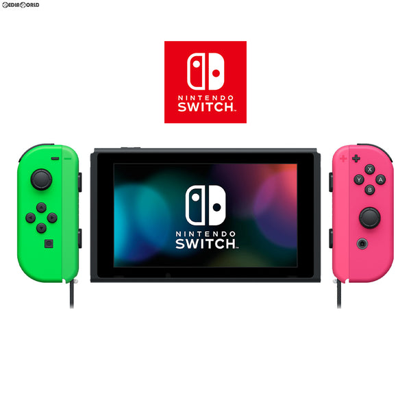 Nintendo Switch 本体 グリーン・ピンク 付属品完備 初期化済み