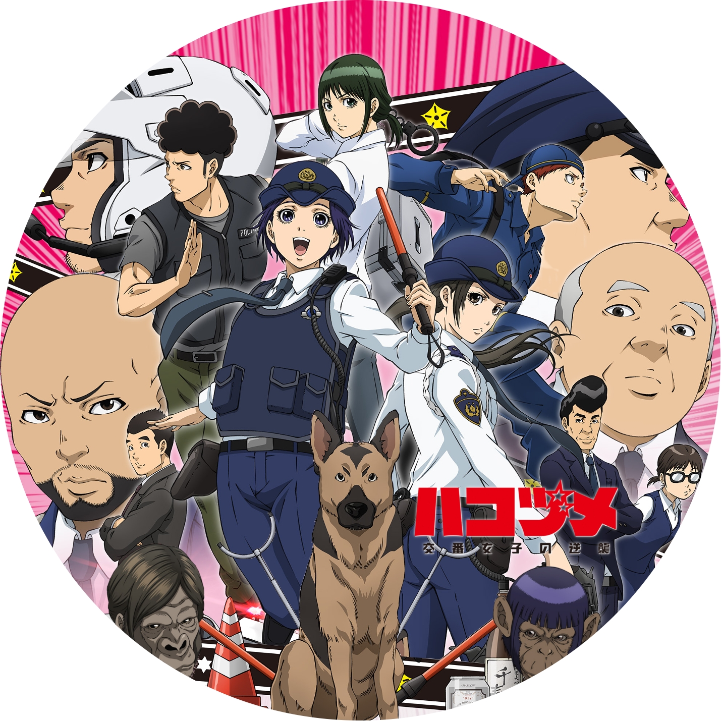 ハコヅメ ～交番女子の逆襲～ ” の DVDラベルです | meechanmama(みー