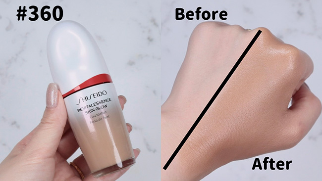 SHISEIDO 全色徹底比較！ メーキャップシンクロスキン ラディアント