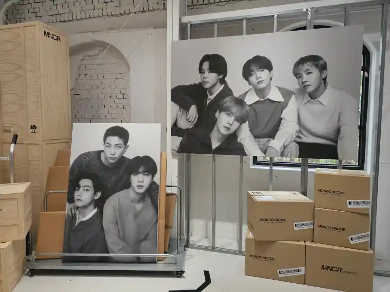 BTS】モノクローム（韓国）のポップアップストアに行ってきました