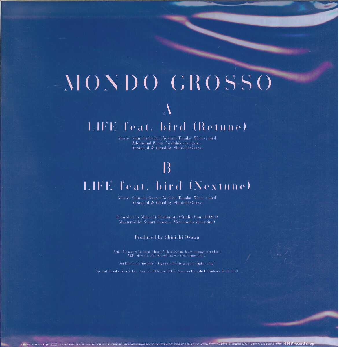 芽瑠璃堂 ＞ MONDO GROSSO 『Life Feat. Bird 〜Retune〜 (12inch