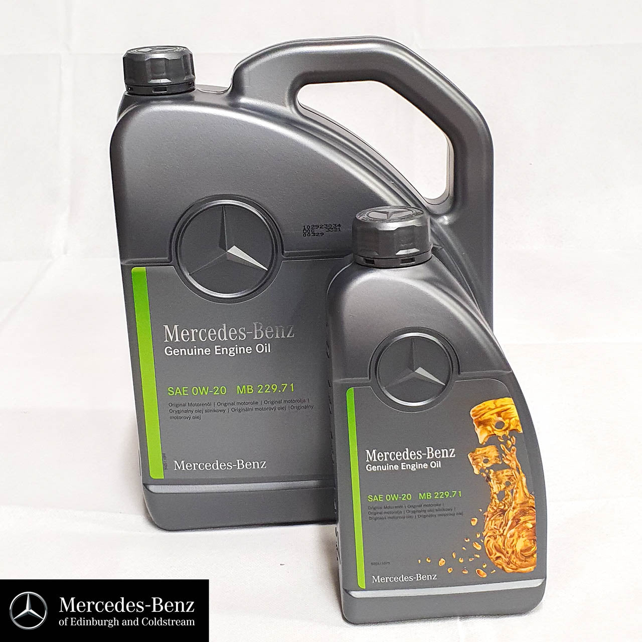 Genuine Mercedes-Benz Engine Oil 229.71 SAE 0w-20 229.71 Low SPAsh