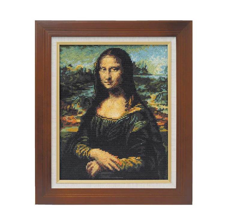 クロスステッチキット「モナ・リザ」ダ・ヴィンチ作 名画 絵画