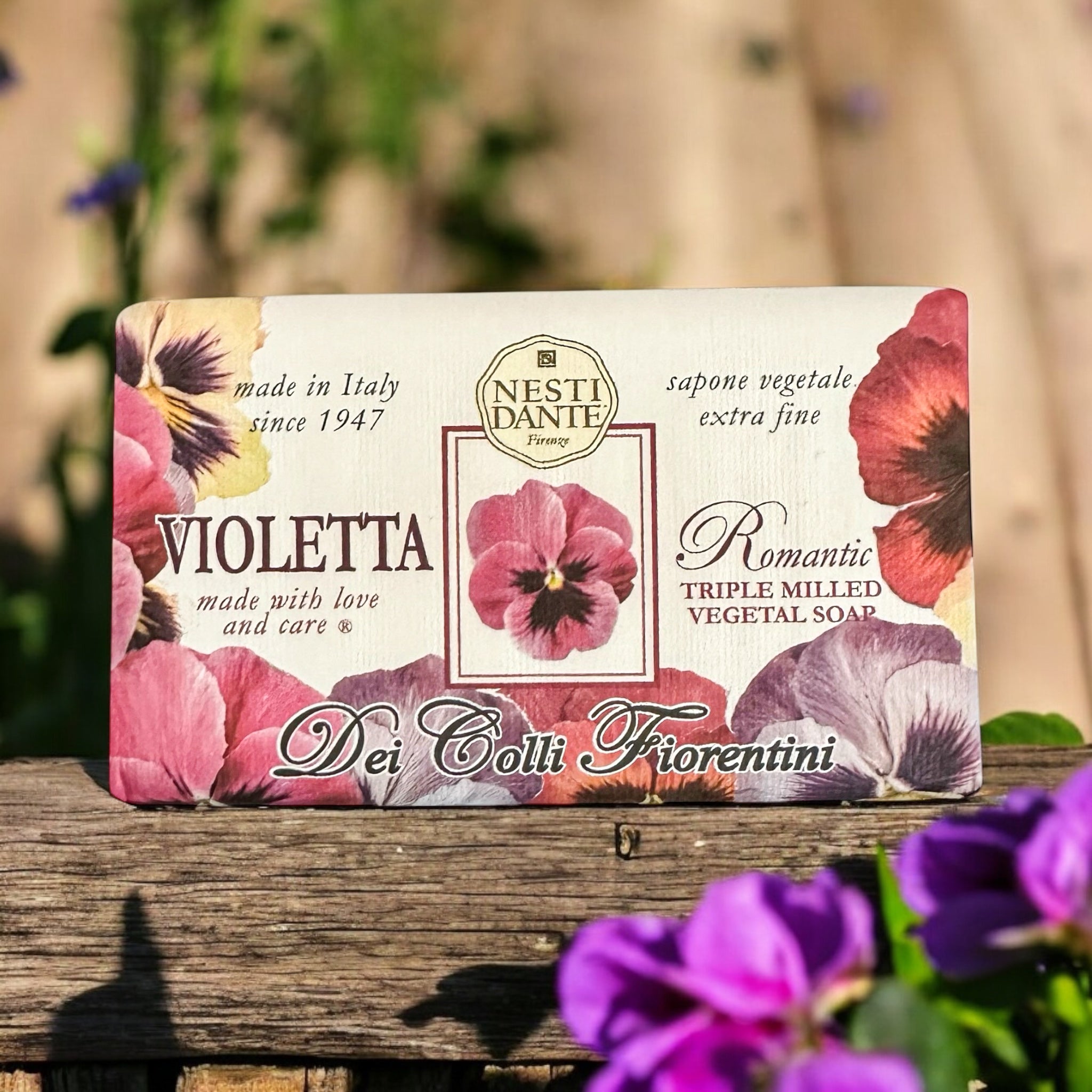 Nesti Dante Italy SWEET VIOLET Violetta Bar Soap 8.8 oz