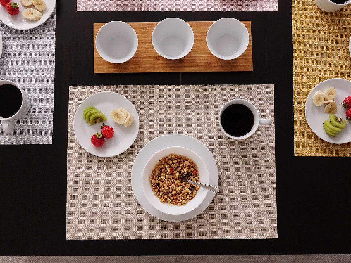 チルウィッチ ランチョンマット ミニバスケットウィーブ｜アイボリー