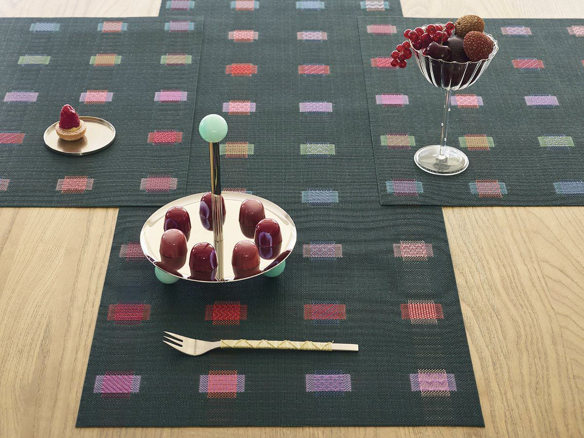 チルウィッチ ランチョンマット・サンプラー｜緑とマルチカラーの