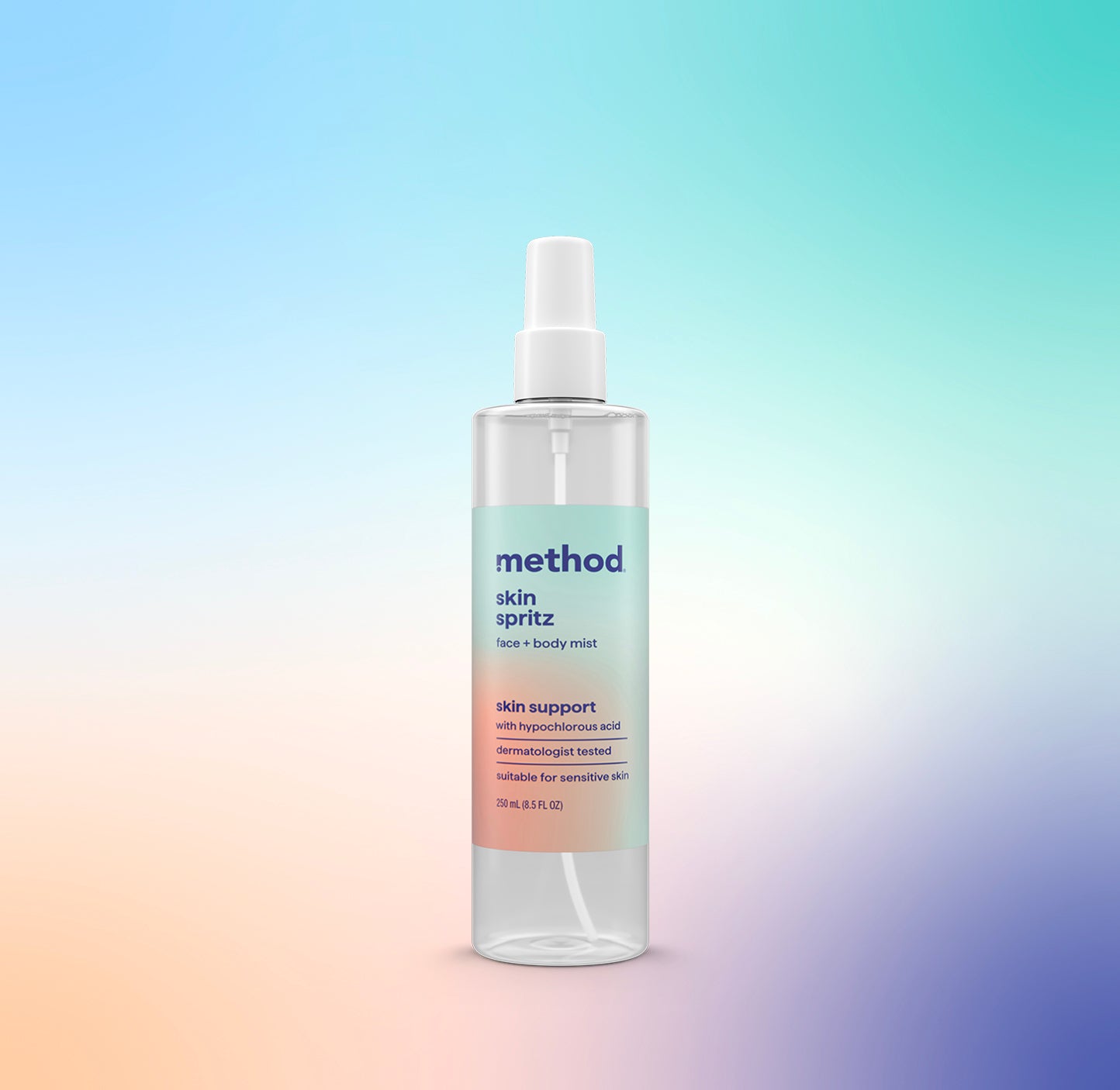 skin spritz face + body mist – method products
