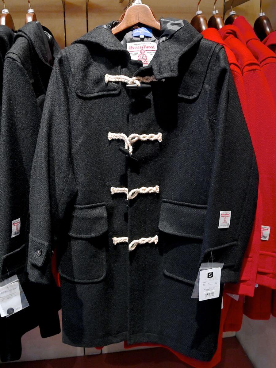 ミッキーのお耳付き！東京ディズニーランド ハリスツイード ダッフル