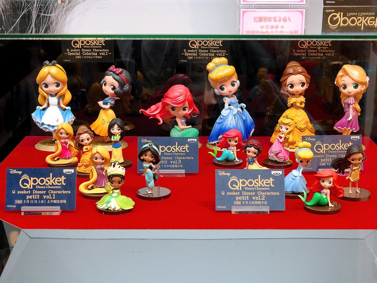 話題のディズニーガールズフィギュア新展開！バンプレスト「Q posket