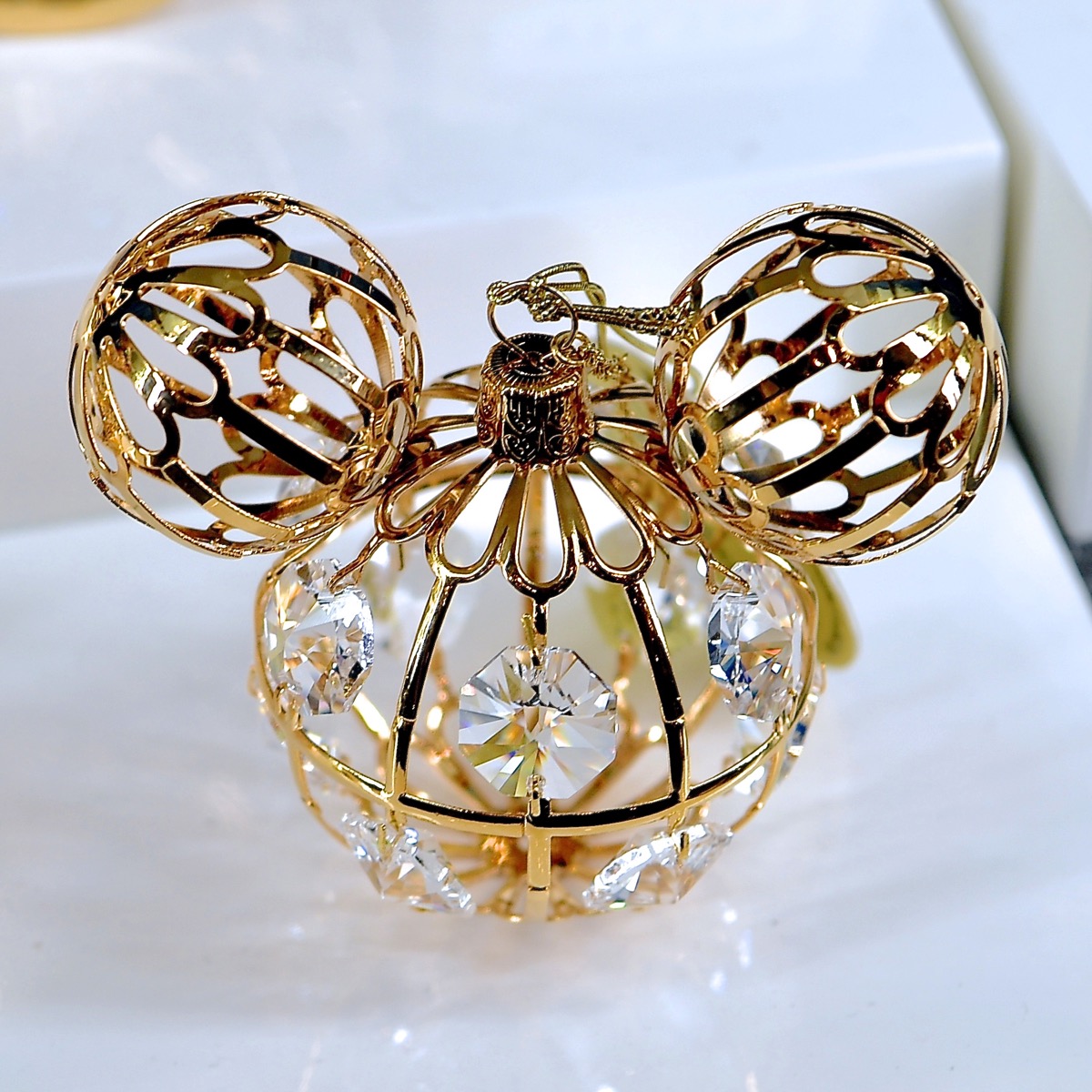 スワロフスキーを使用！東京ディズニーランド｢ガラスの靴｣置物 -