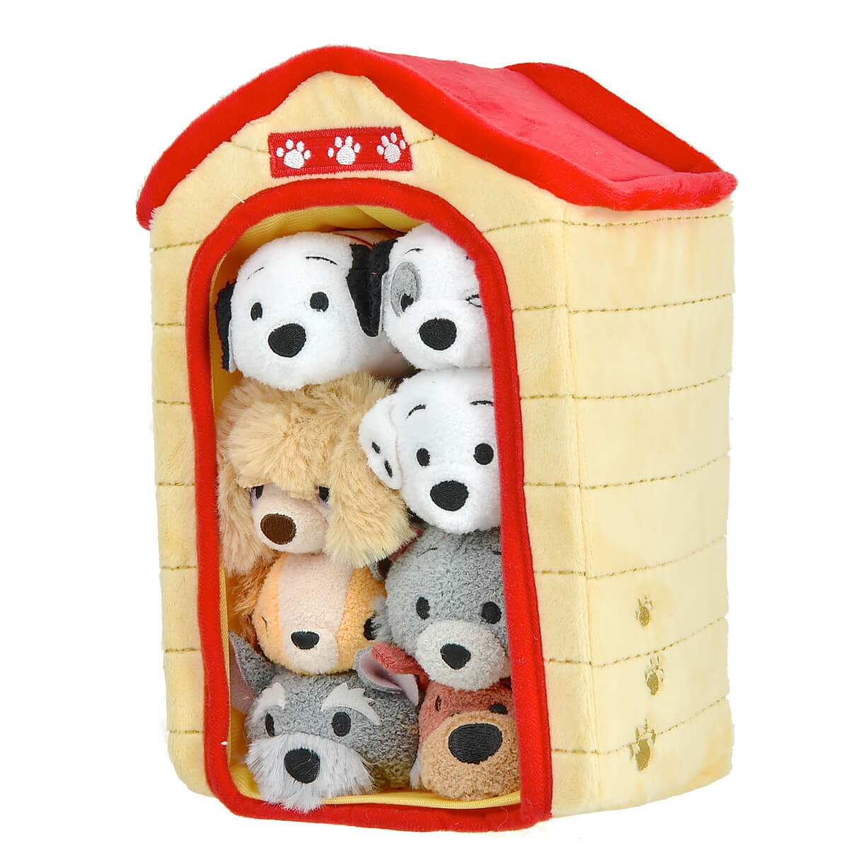 ドッグキャラが犬小屋に集合！ディズニーストア「ツムツム ぬいぐるみ