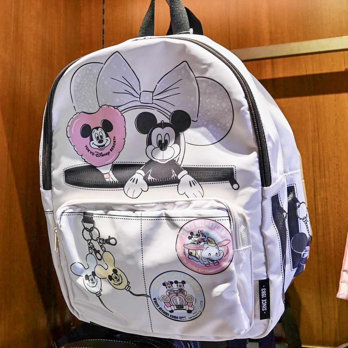 だまし絵デザイン！東京ディズニーランド リュックサック・トート