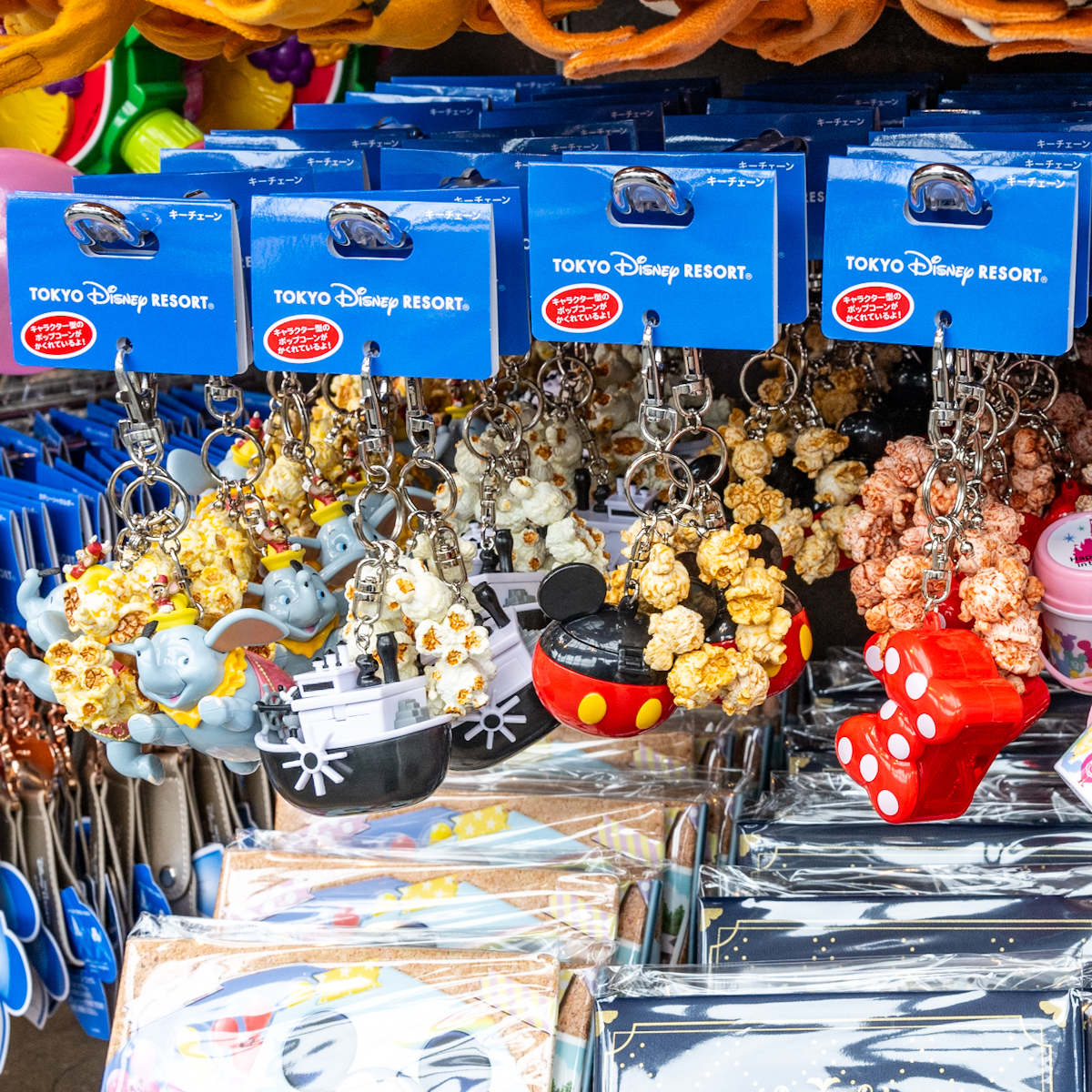 懐かしデザインも！東京ディズニーランド ポップコーンバケットキー