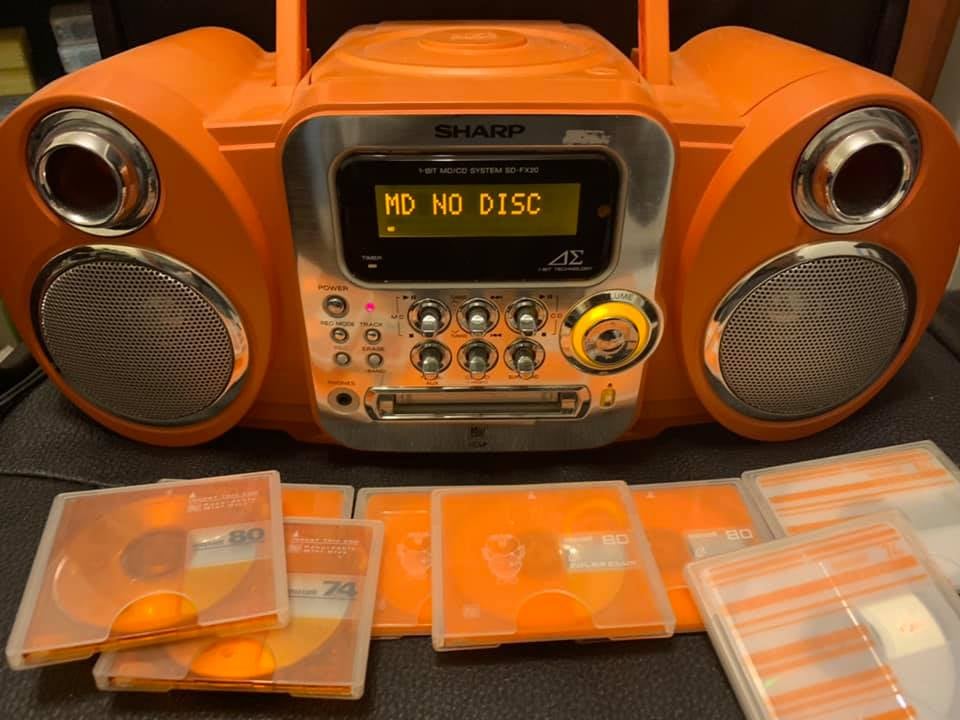 Review - Sharp MiniDisc Boombox SD-FX20 | MDCon
