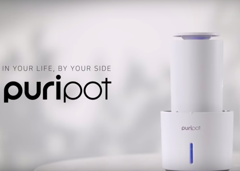 個人のための高性能コンパクト空気清浄機 - クラウドファンディングの