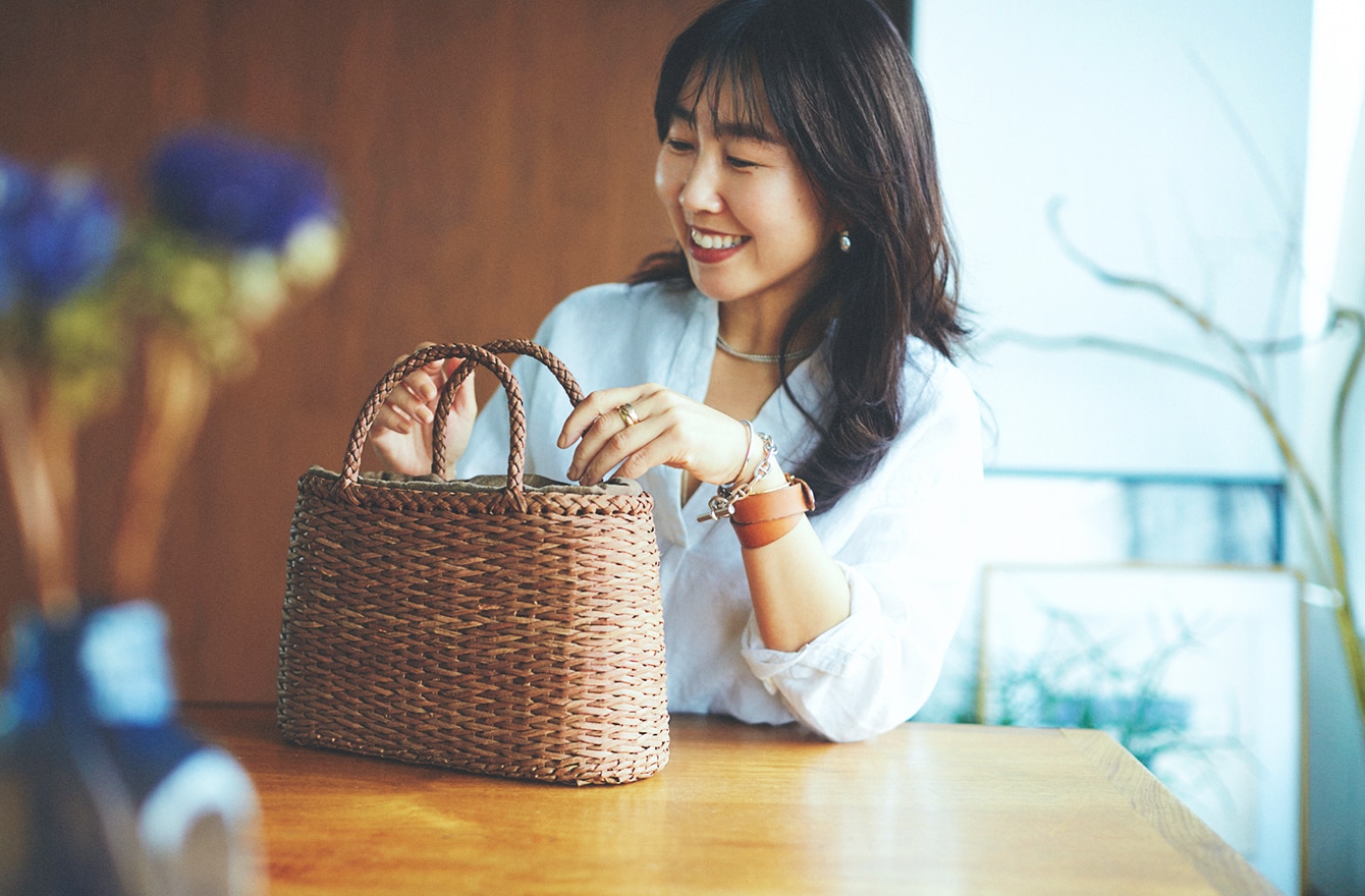 かごバッグ好きの私が辿り着いた理想の“山葡萄のかご”。20年後も使い