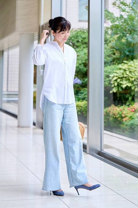 シャツ好き昼田祥子さんの“理想の白シャツ”が登場！1枚で着映える