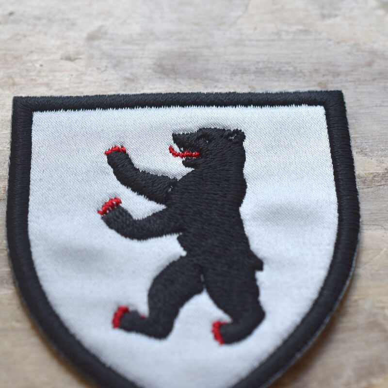ドイツ黒熊の紋章[ベルリン・ベア]_berlin bear_の刺繍図案 | mimi刺繍