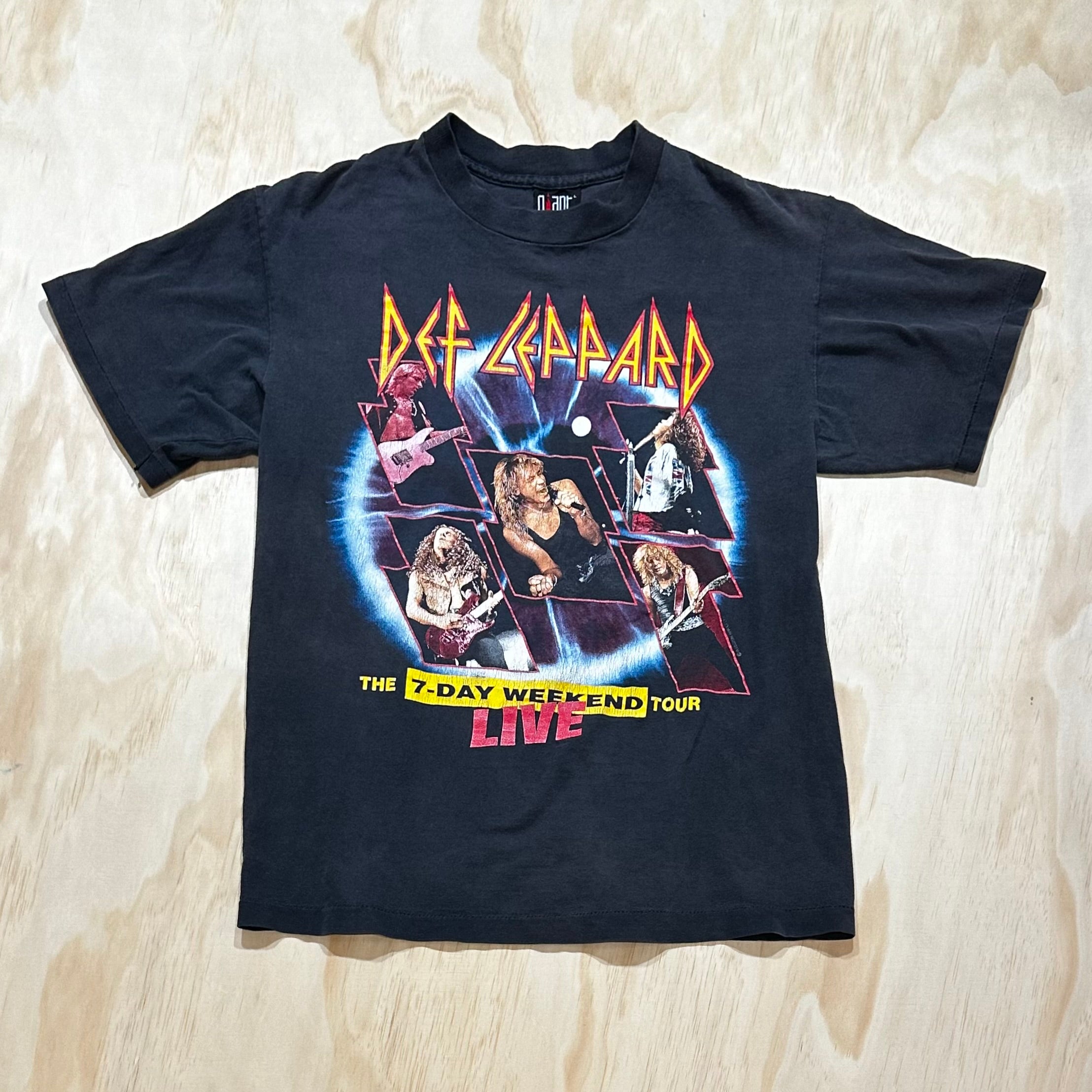 Vintage 1993 Def Leppard The 7-Day Weekend Tour Live T-Shirt