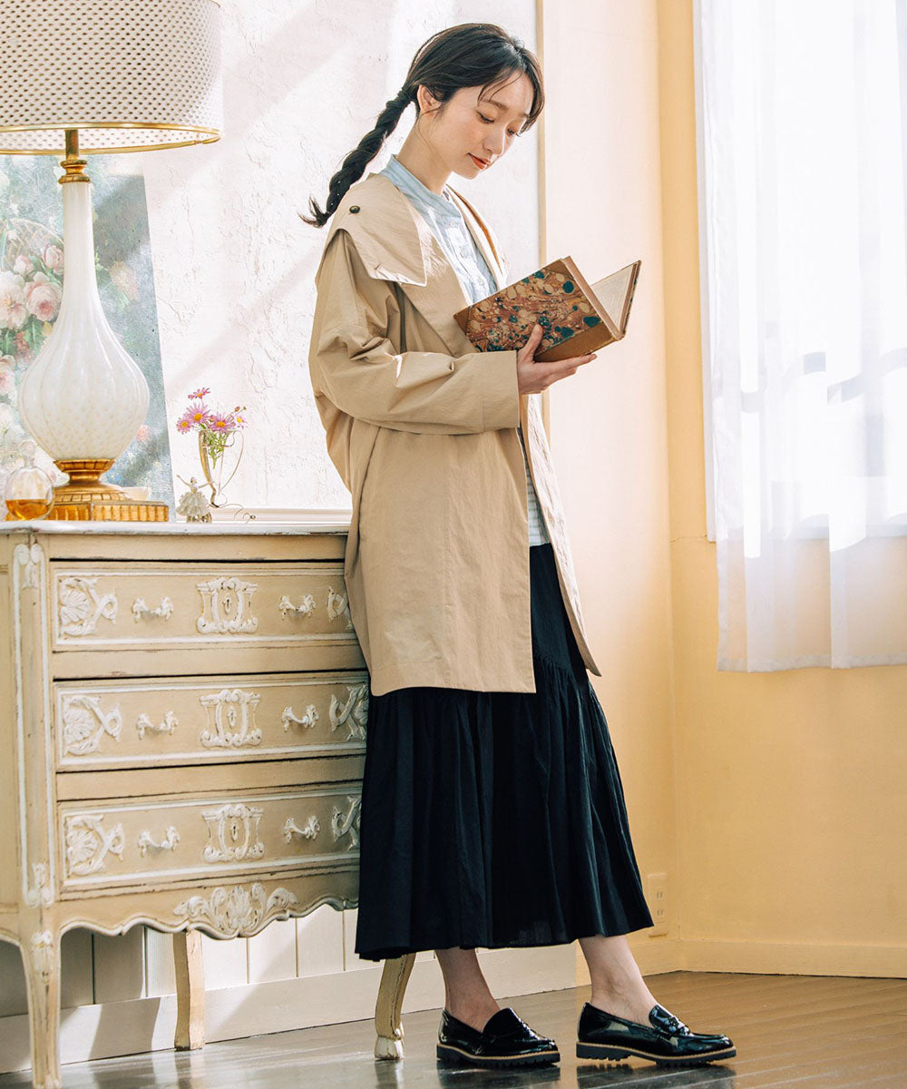 大きいサイズ レディース ナイロン 撥水 コート｜sabstreet my