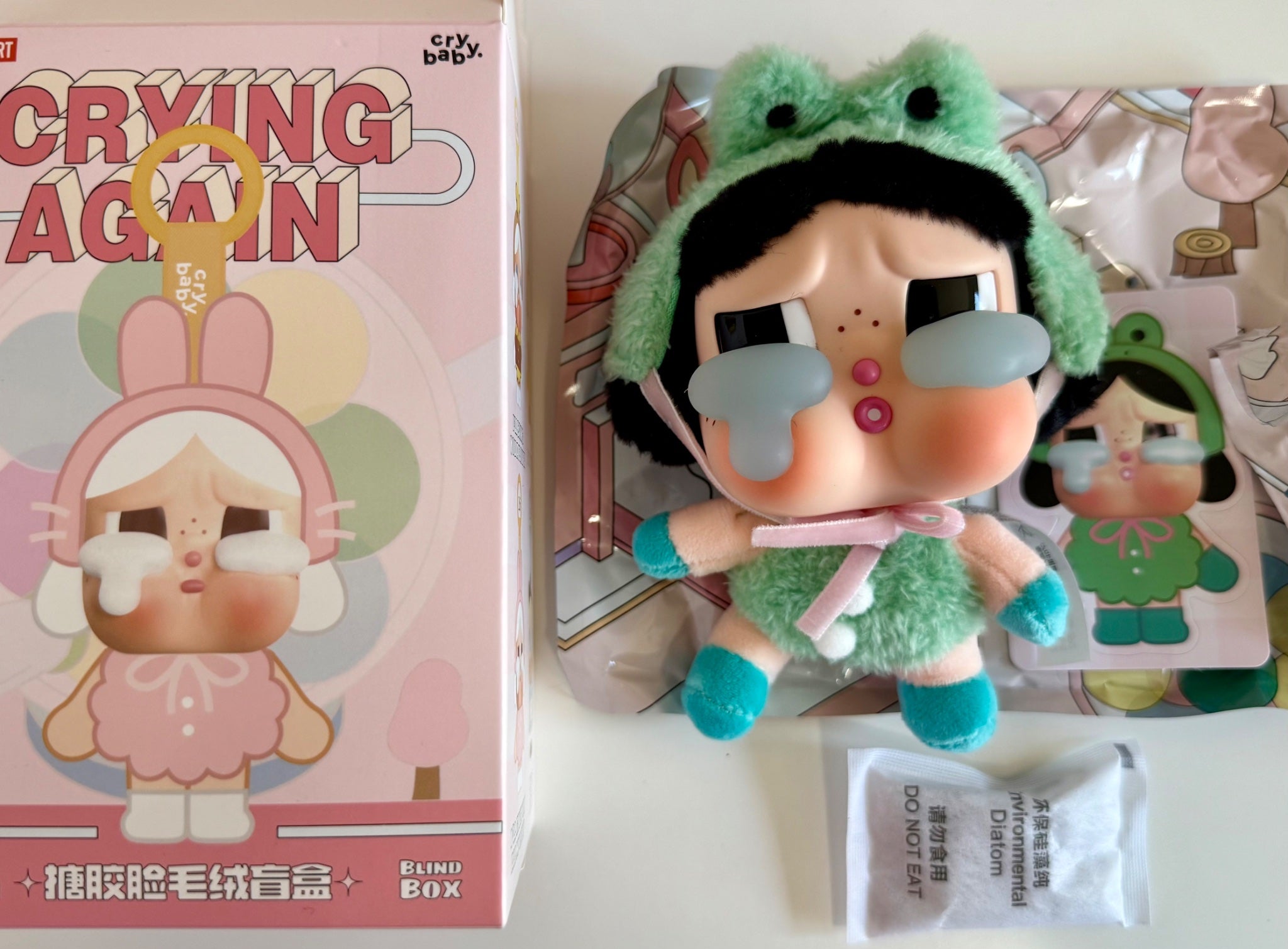 What a Frog - CRYBABY Crying Again Series-Vinyl Face Plush - POP