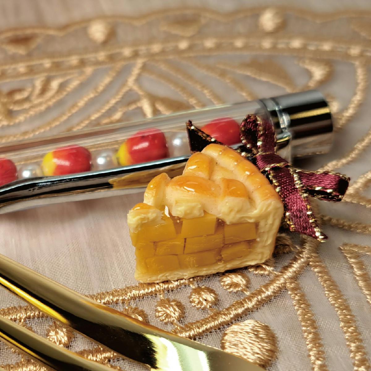 焼きたてアップルパイボールペン | ミニチュアフードコレクション