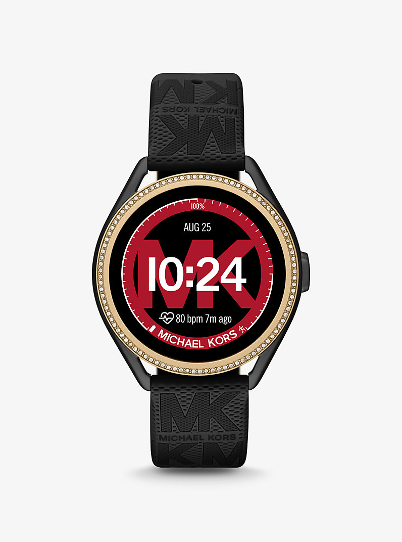 Michael Kors Access Gen 5E MKGO Two-Tone and Logo Rubber