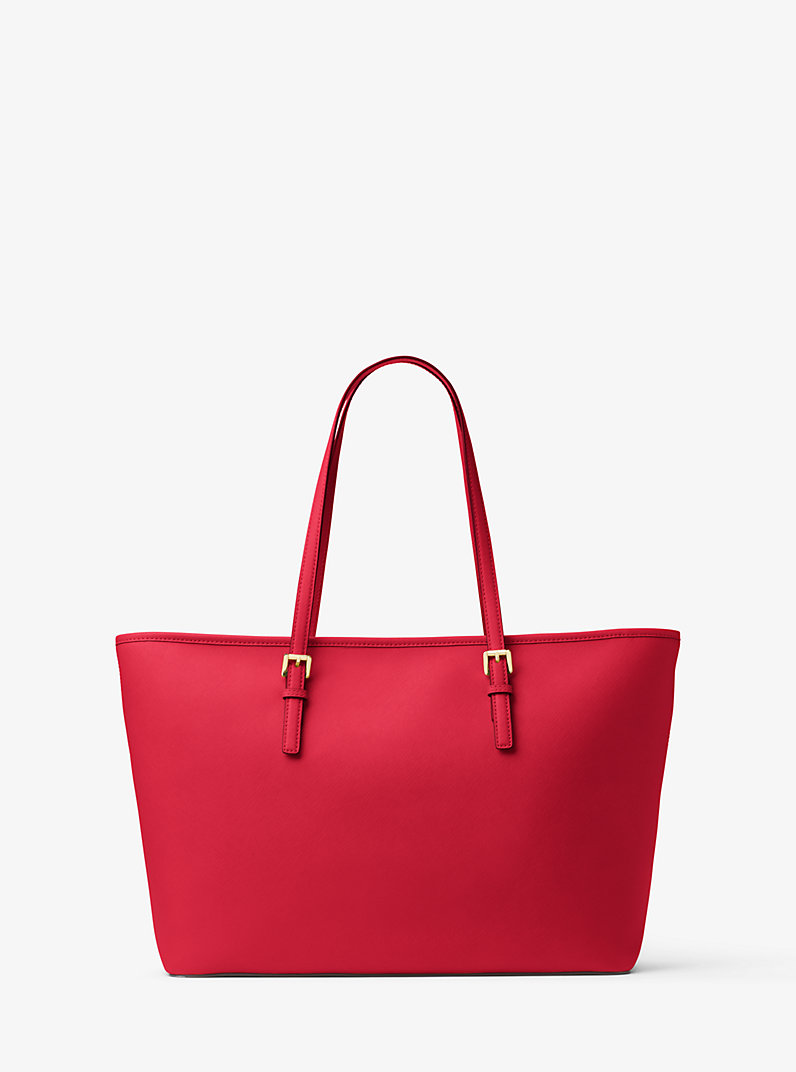 Jet Set Medium Saffiano Leather Top-Zip Tote Bag | Michael Kors [US]