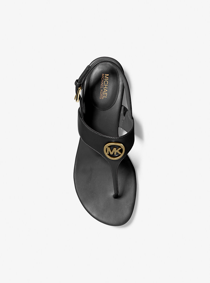 Hannah T-Strap Sandal in BLACK - Sale | Michael Kors [US]