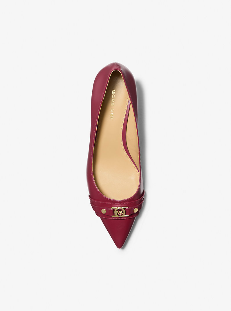 Mandy Flex Leather Pump in MULBERRY | Michael Kors [AZ]