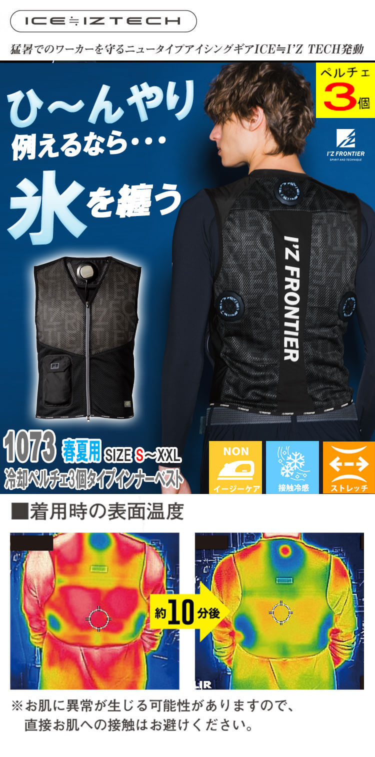 アイズフロンティア 冷却ウェア ペルチェベスト＆ペルチェデバイス