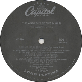 Capitol Label Variations (in its early era) | microgroove.jp