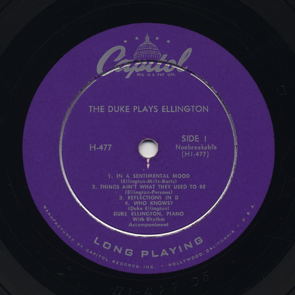 The Duke Plays Ellington | microgroove.jp