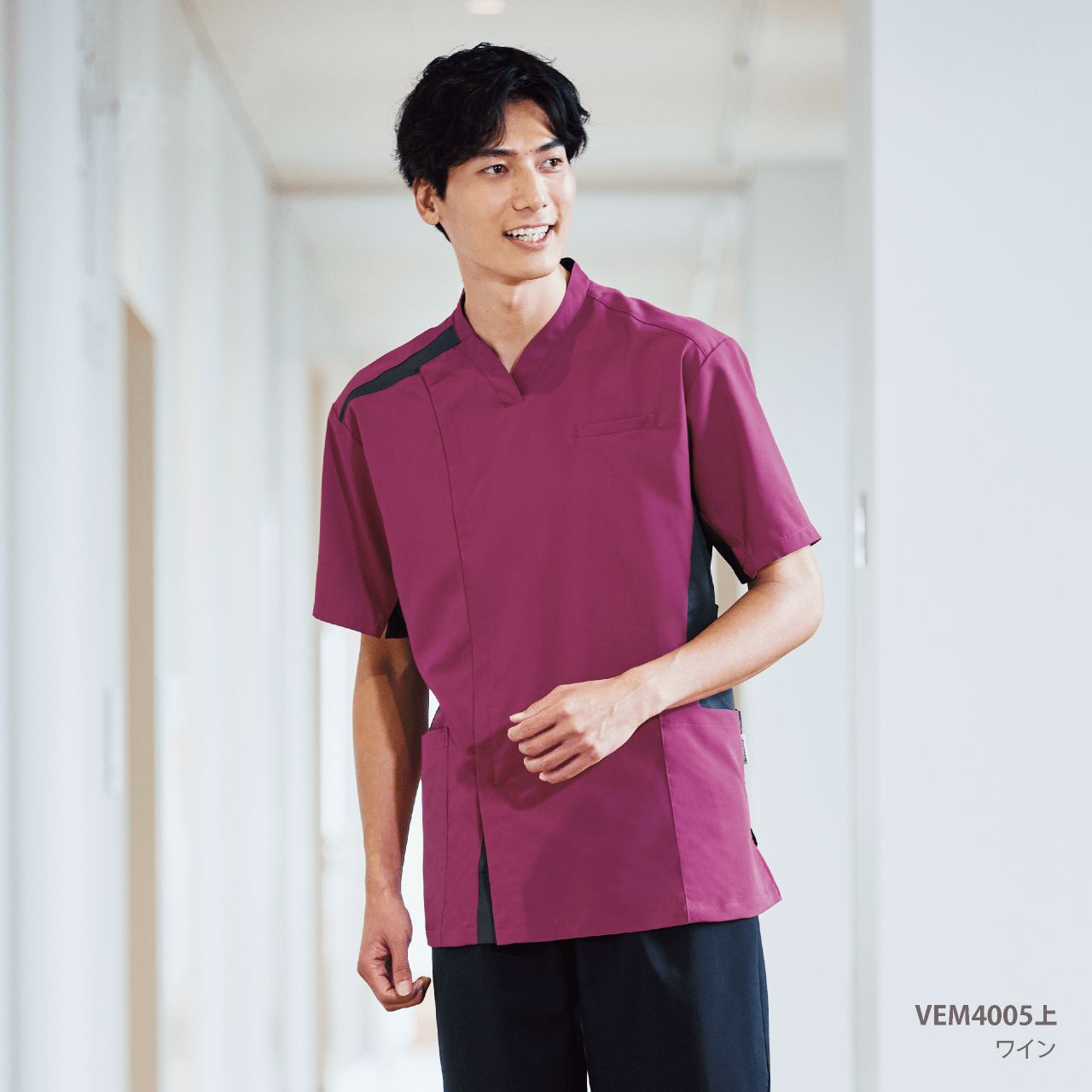 シャドーストライプ スクラブ VEM4000上シリーズ | ミドリ安全の