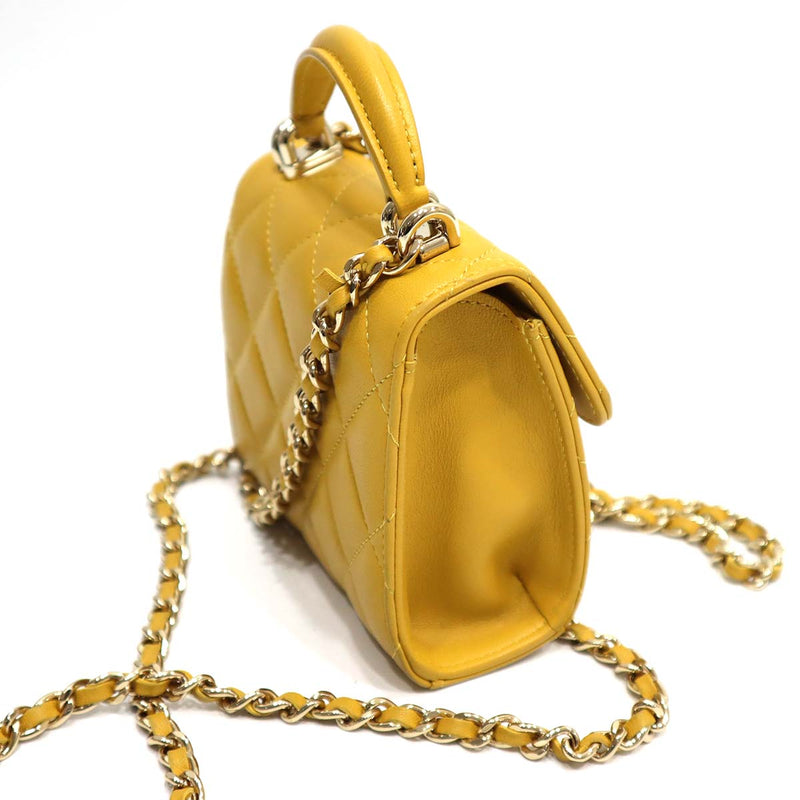 シャネル CHANEL ミニ マトラッセ クラッチ チェーン ショルダーバッグ