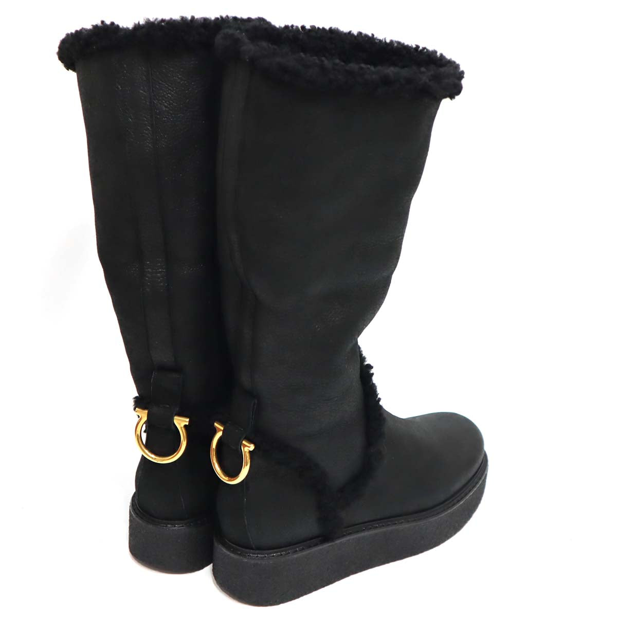 サルバトーレ フェラガモ Salvatore Ferragamo ムートンブーツ ボア