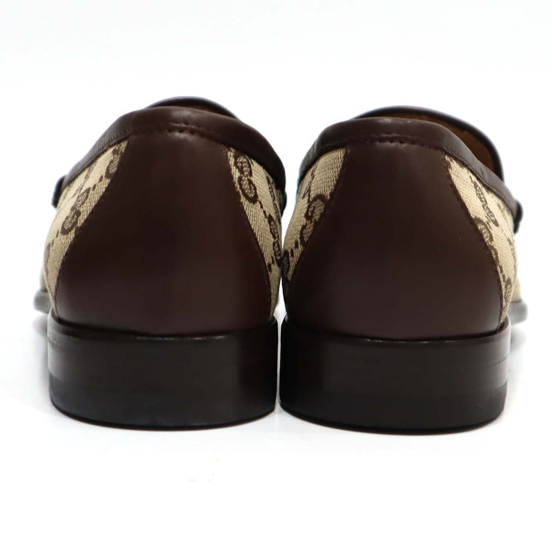 グッチ ローファー GGキャンバス 靴 6 シューズ 23cm ロゴ 115766