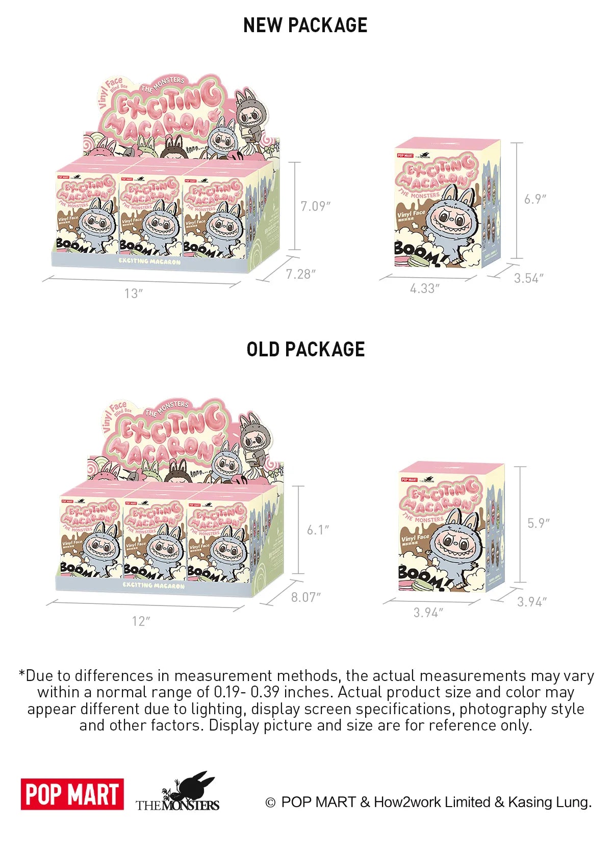 POPMART Vinyl Plush - THE MONSTERS - Exciting Macaron – MikuMiku