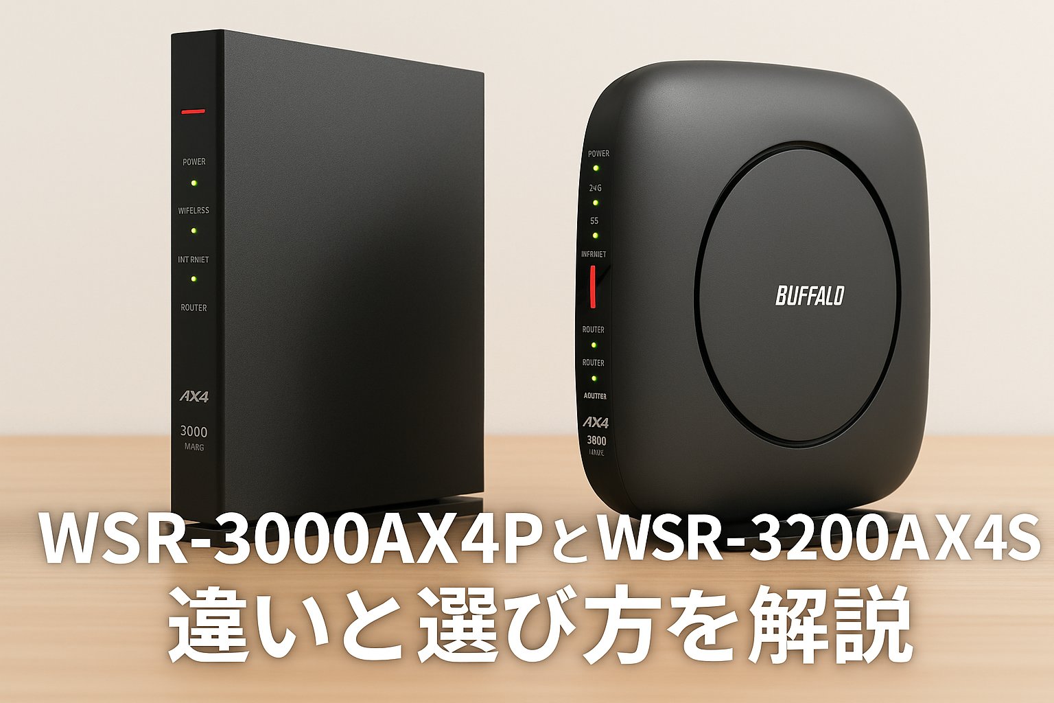 WSR‑3000AX4PとWSR‑3200AX4Sの違いと選び方を解説 - ミケのPC教室