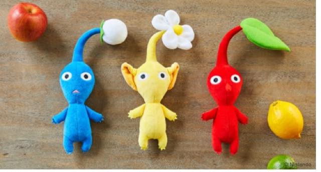 ピクミン』初のブランドブック！ 「ぬいぐるみポーチ」（全3種類