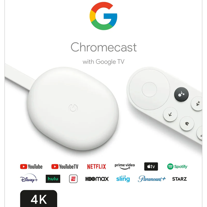 Google Chromecast With Google TV 4k - Your One Stop Gadgets Store