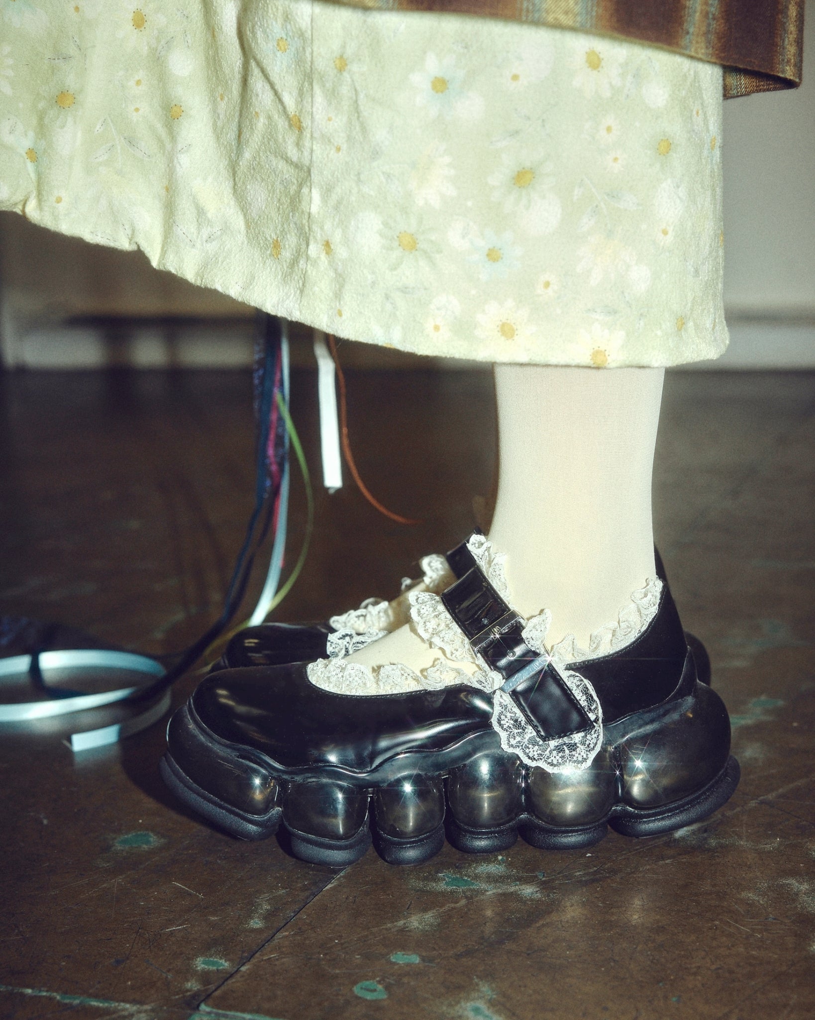 New Jewelry Mary Jane Lace / Black | MIKIOSAKABE & JennyFax