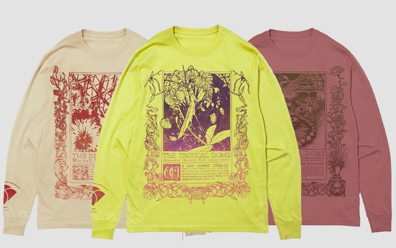 Local Artist T-shirt (Long Sleeve/Unisex) - Milwaukee Domes Alliance