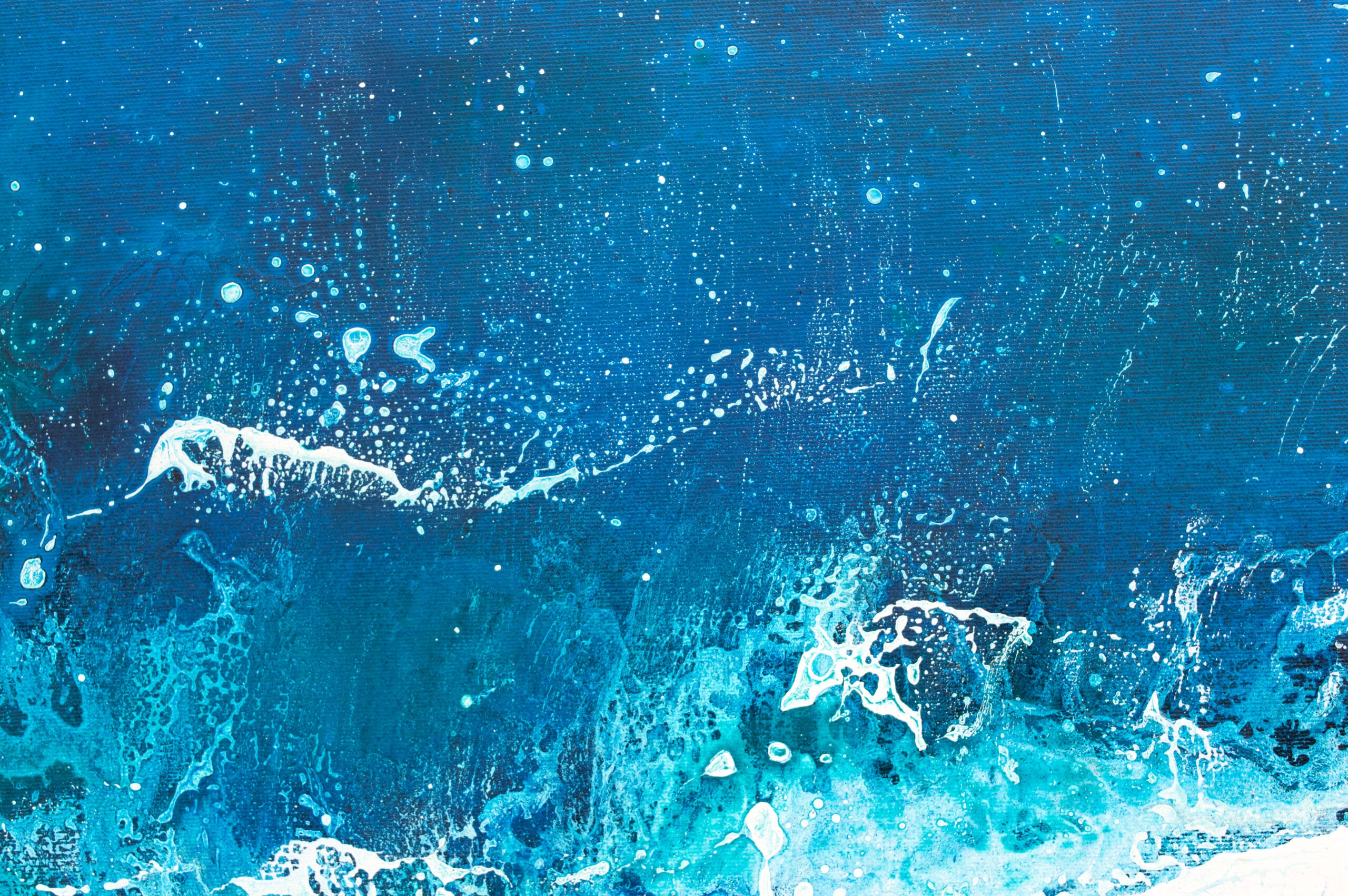 Nordic Waves I – Seascape Painting 60×70 cm - Milena Gaytandzhieva Art