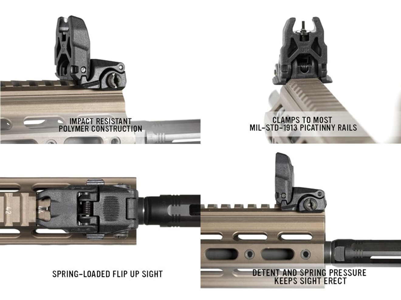 MAGPUL MBUS Gen2 フロントサイト [カラー：ブラック / DE