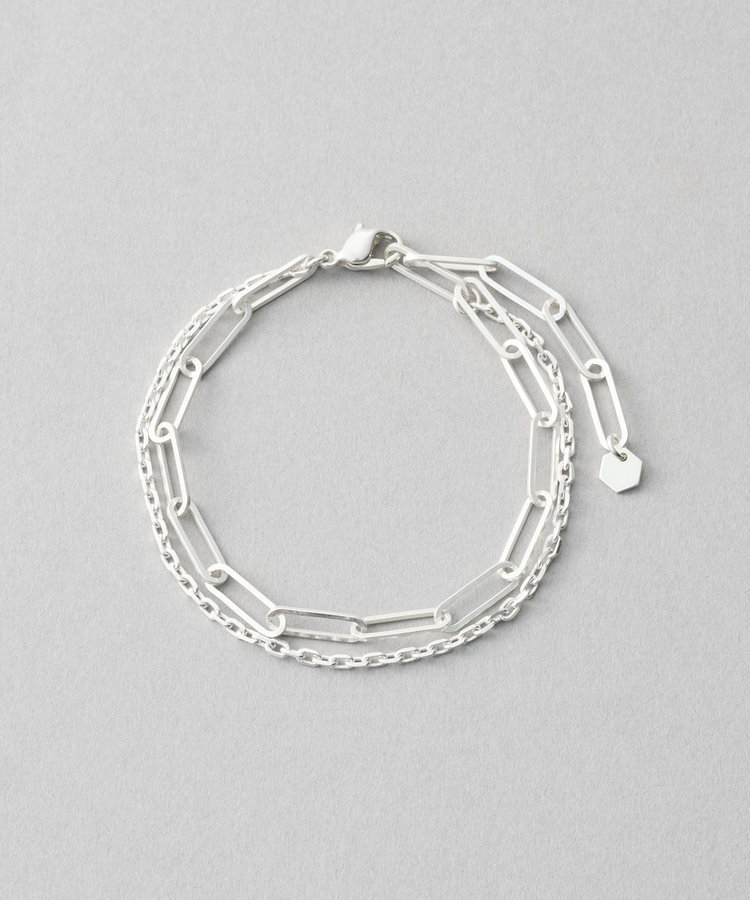 ブレスレット ペーパークリップチェーン レイヤード（059510
