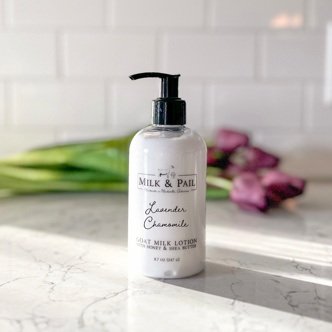 Lavender Chamomile Goat Milk Lotion – Milk & Pail