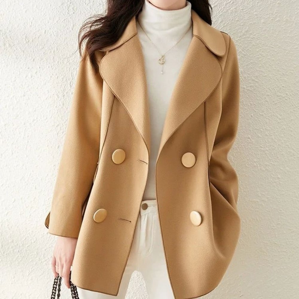 ビッグボタンPコート｜オフィスカジュアル レディース 通販【ミレジェネ】