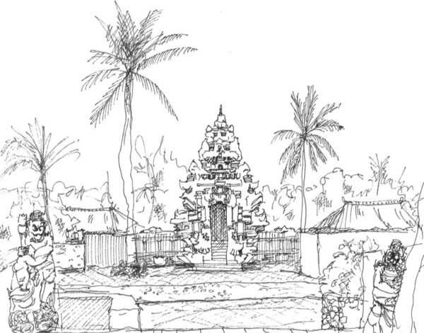 奇妙なデザイン！バリ島の風景をスケッチ | 美緑（みりょく）空間